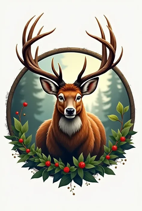 Peux tu me créer un logo circulaire pour ma chaîne YouTube et Instagram, mon compte est en rapport avec la nature et la chasse, j’aimerais que sur mon logo apparaisse un sanglier ou un cerf et qu’il y ai d’écrit Simon Chasse TV 