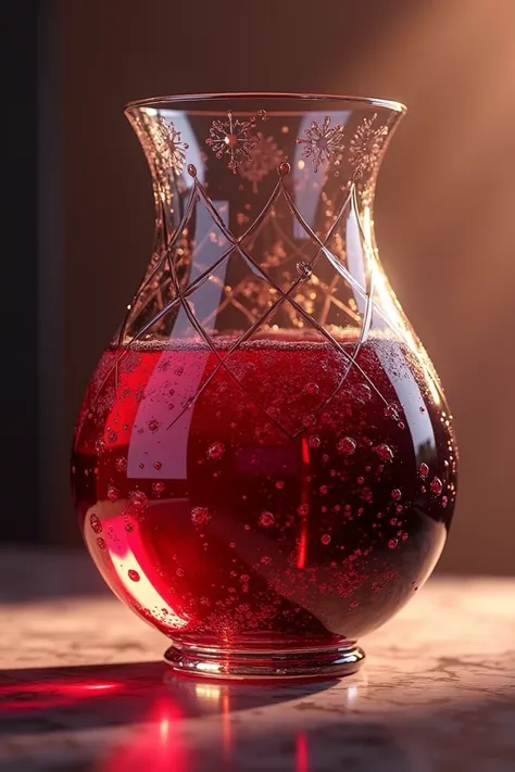 A vase of wine 