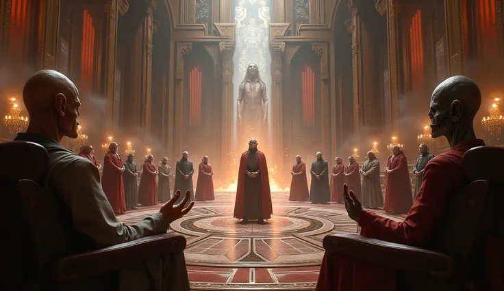 realistic image of"Humans Turned the Galactic Council Upside Down in One Meeting.