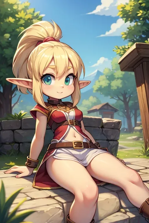 Female elf tiny toons adventure style 