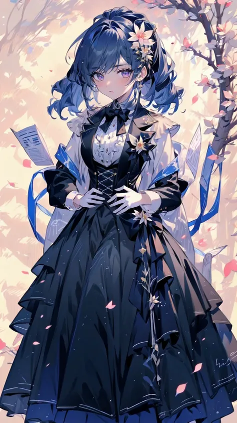 , full body view,Head to toe composition, (masterpiece), ( best quality),  illustration of a Victorian girl  、cute girl、Anime、 1. **Low Fashion**:  Victorian fashion 、 are characterized by gorgeous and elegant designs 。Ruffles and lace、  Corset  、  incorpo...