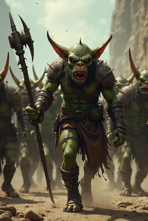 Army warrior goblins