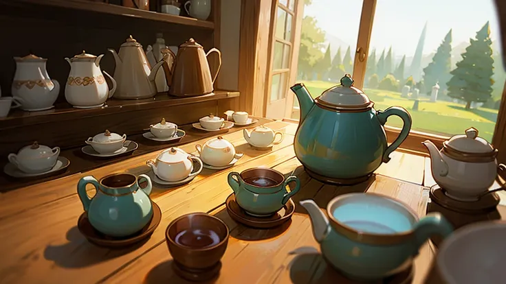 Tea Time　Fewer pots