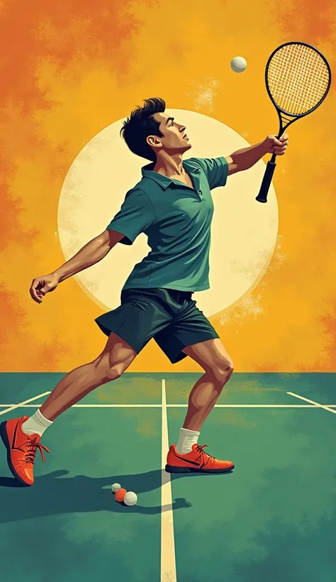 Attractive Badminton Poster
