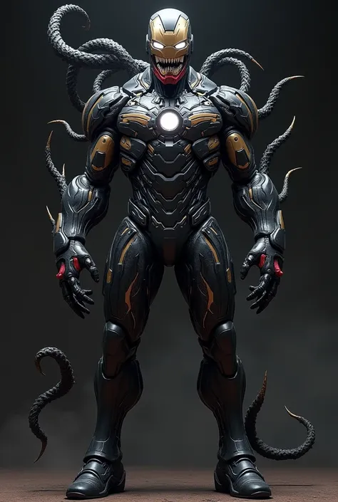 Ironman colour and form based on iron venom real image