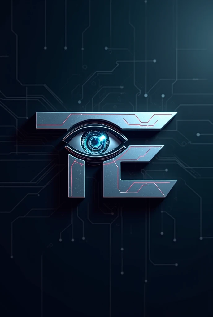 Give me some unique logo called TE and subtitle Tech Eye.  eto Hobe is a technology logo.  It will also have a technology-like eye