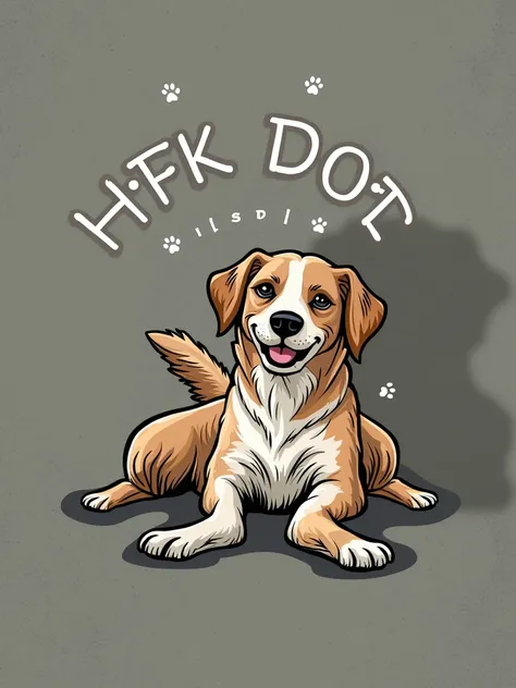 Create logo for Kennel profile with the name HFK DOG SHOP