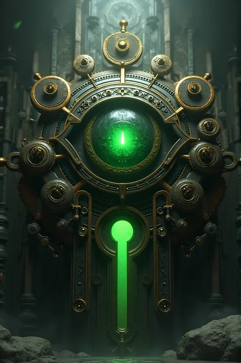 Green eye clock keyhole mechanism