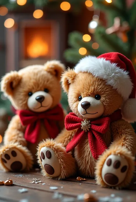 Picture of decorative Christmas Bears As Realistic As Possible 