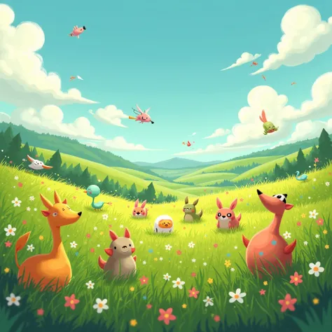 animated field