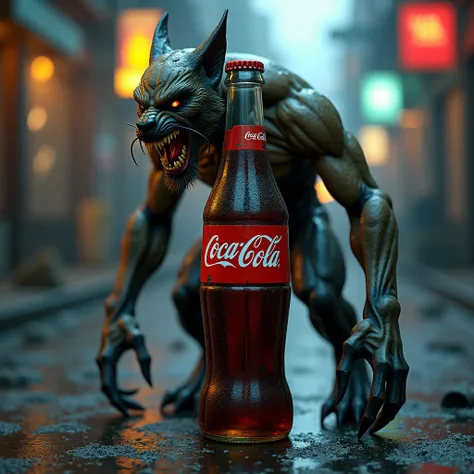 Coca cola bottle look like wolverine