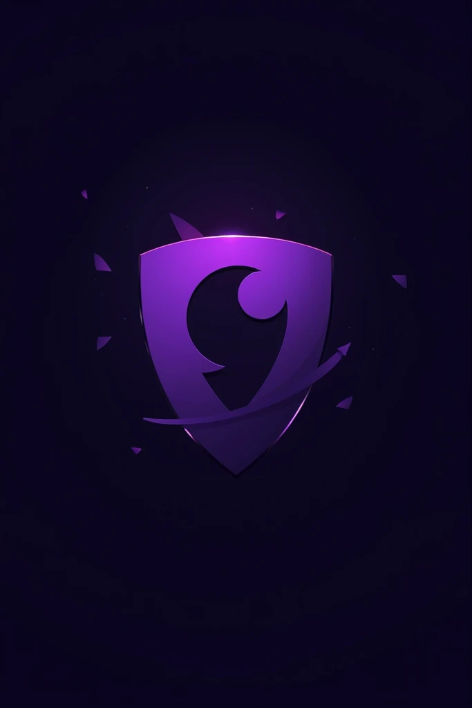 I want a logo for the soccer team called Mac the shield must be round with a moon the colors must be purple and black