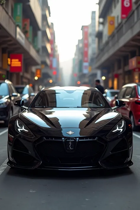 Alto car Val in Pakistan mingora city in black color 