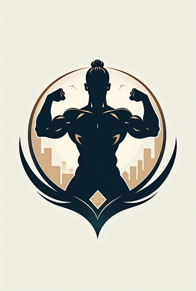 logo for a gym. ACADEMIA SAÚDE E VIDA