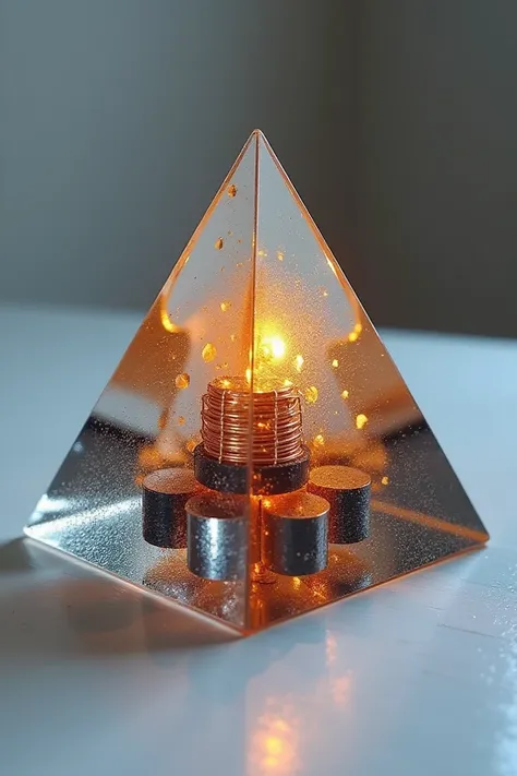  Create a pyramid of magnetic energy using epoxy resin , magnets,  copper and silver can be an interesting project .  Here is a basic guide so you can do it :

###  Necessary Materials :
1. ** Epoxy Resin **:  Make sure you have the resin and hardener .
2....