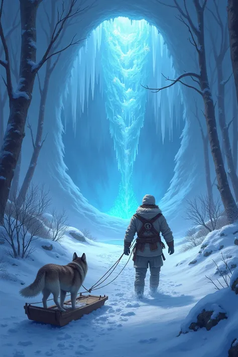 Kai sets off with a sled and his loyal husky, Luna. The journey is treacherous as icy winds howl, and wolves lurk in the shadows. After days of travel, Kai finally arrives at the Frozen Lake. The water glistens unnaturally, and at its center lies Frost’s c...