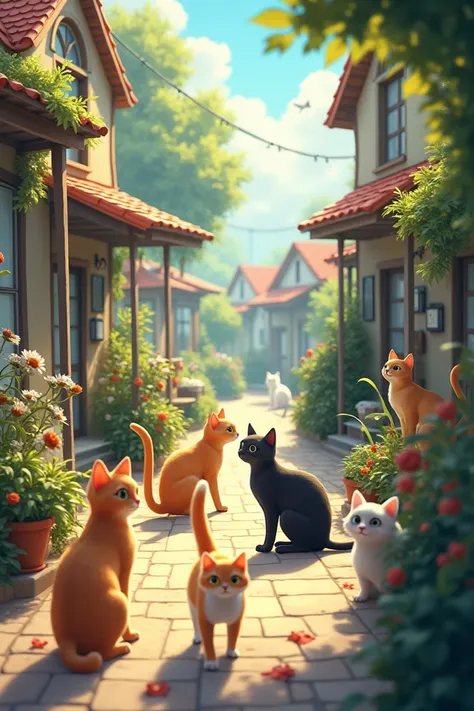 Create a day with cats without humans 