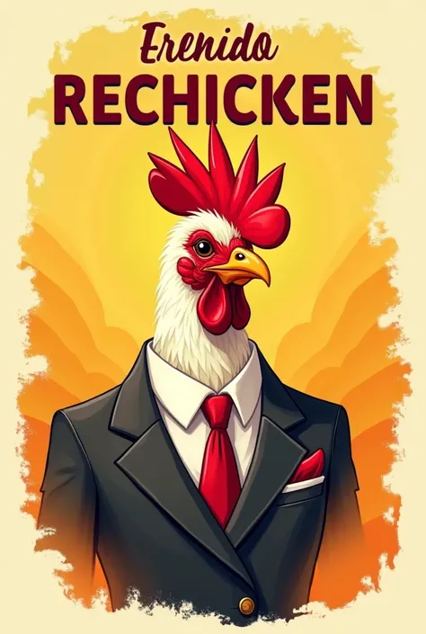  a design in Spanish for a sale of chicken called Rechicken that says : The price of the wings is 4000 pesos the thigh at 5000 pesos ,  the back of the thigh at 5000 pesos and the breast at 5000 pesos , The half chicken at 12000 pesos and the whole chicken...