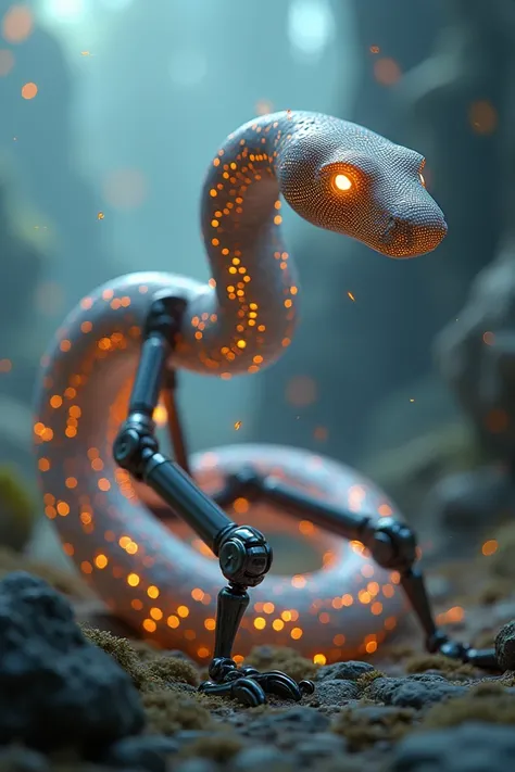 Video snake with leg 