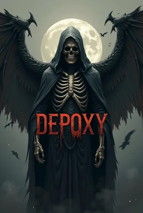 winged reaper logo is written"depoxy "