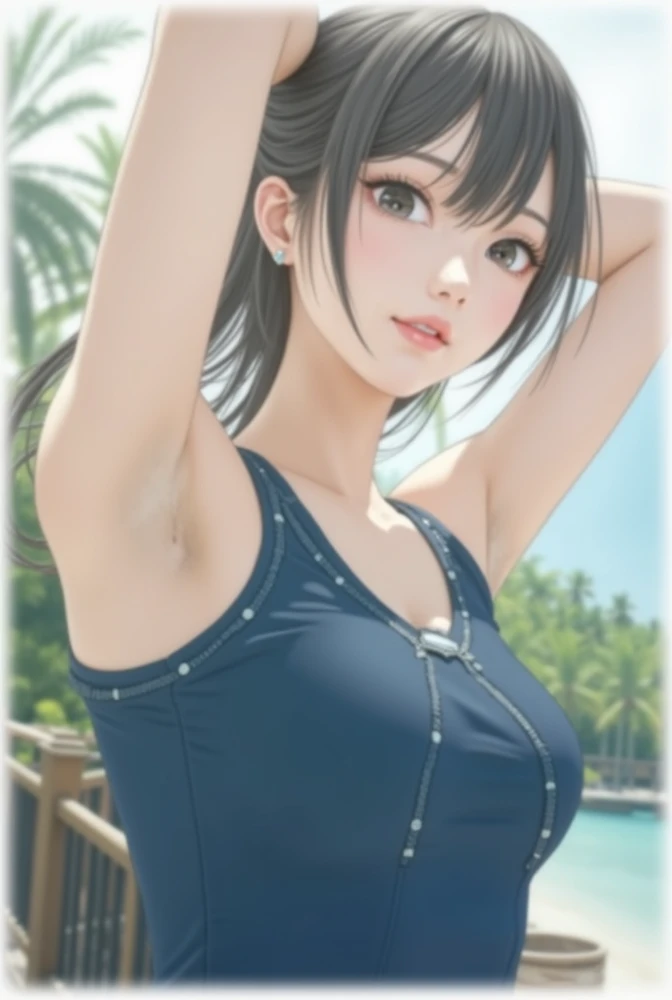 Reference image of a woman in a swimsuit