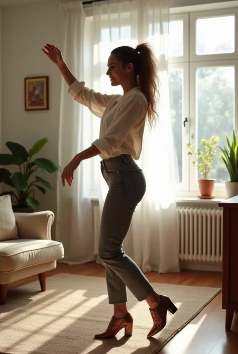 vidéo dinfluenceuse chez elle qui danse