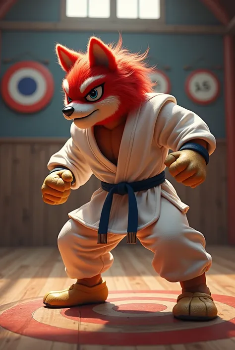 Impressive Taekwondo mascot 