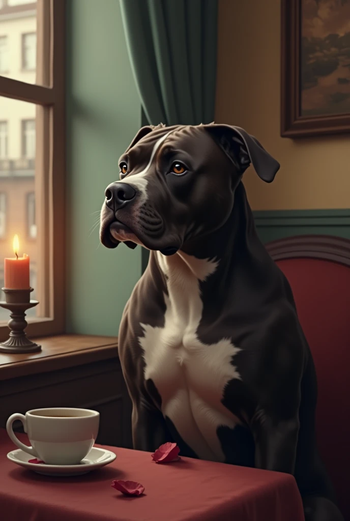  pitbull , female, rip, cafe, Princess