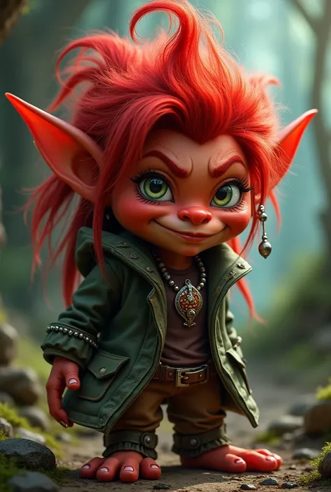 Red troll girl 