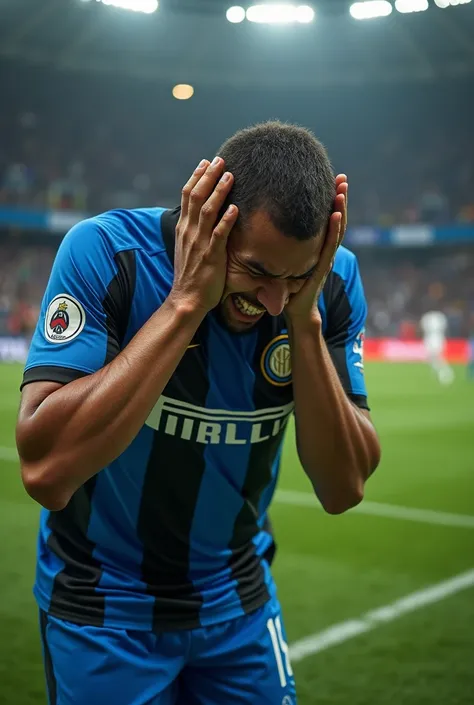 Soccer players screaming with ear pain. Inter Miami Football Club. pain