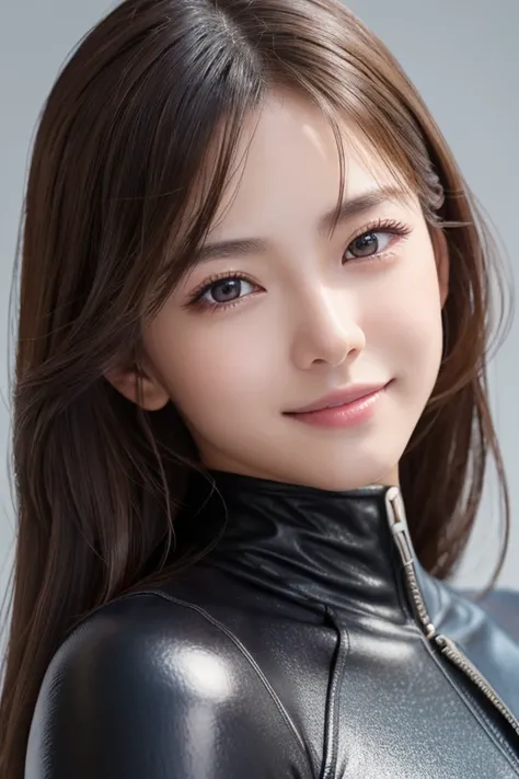 (  1 girl)、Photoreal:1.4)、Raw photo、  1 girl、  wet hair 、hot、sweat、(   Im wearing a skin-tight leather racing suit)、Female rider、 Long Sleeve ,、LEATHER RACING GLOVES 、Portraiture、shadow、  octane rendering  、8k、 super clear、metal、Japanese Delicate Decorativ...