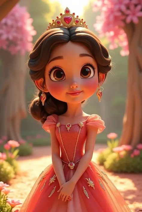 3d pixar style princess