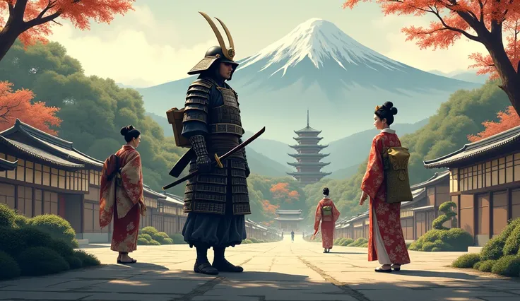 Japanese in the era of feudal Japan 