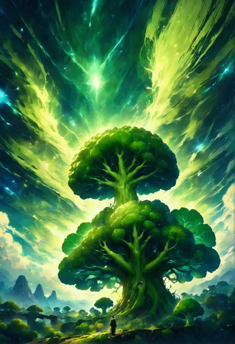 broccoliの髪型をした美少年,broccoli, handsome,An image with a sense of speed,Near future,