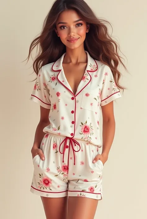 Pajama design for women whose name is Selena