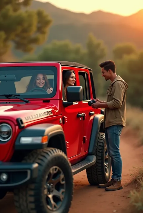 Red jeep: A love story of kaya and mateo
Romance story .  A girl who is inside the jeep and a boy standing holding a dlsr camera