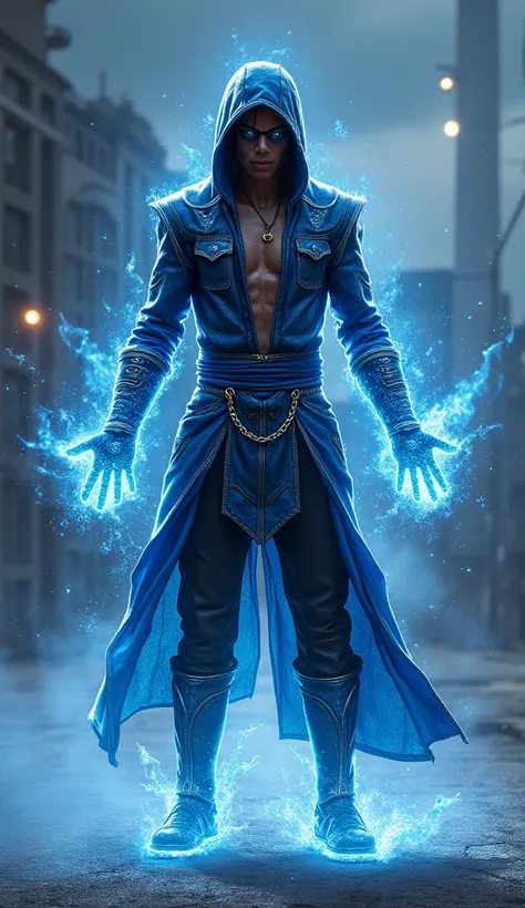  play Michael Jackson from Mortal Kombat with subzero clothes,  casting an ice magic - without the mask, You dont have to put on a mask .