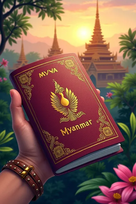 Myanmar passport 