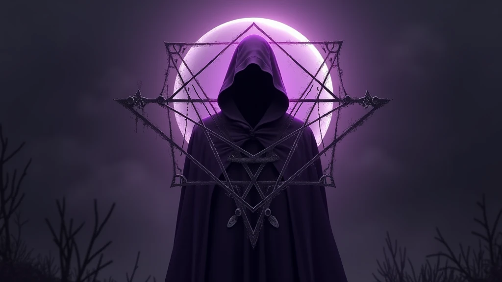 Symbol, Eclipse, Insigne, cult,  esoteric cult,  stylized , dark purple, sorcellerie, occult