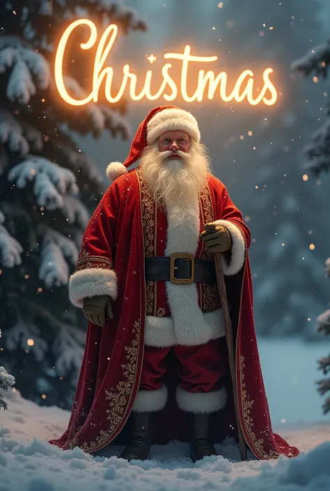 Santa with glowing name Neels