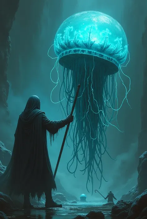  Even decapitated jellyfish, , her head retained the power to petrify ,  and the hero used it as a weapon in his adventures.