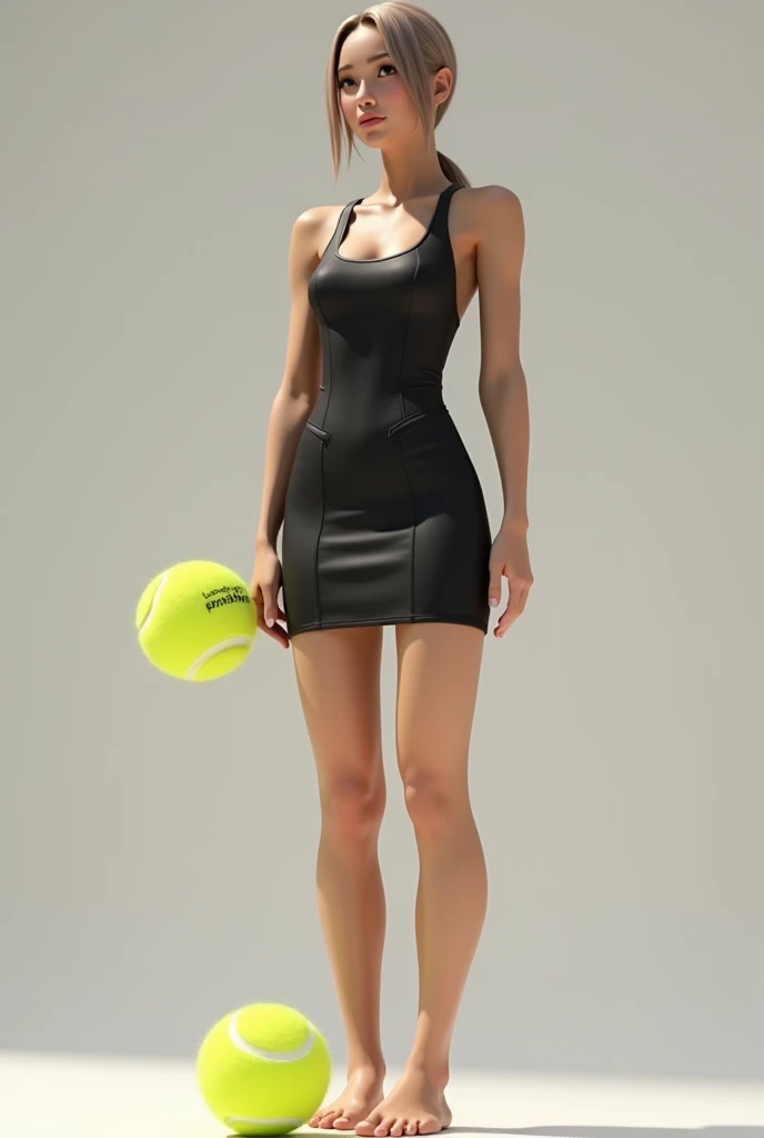 Tight dress small skirt tennis ball 0layer