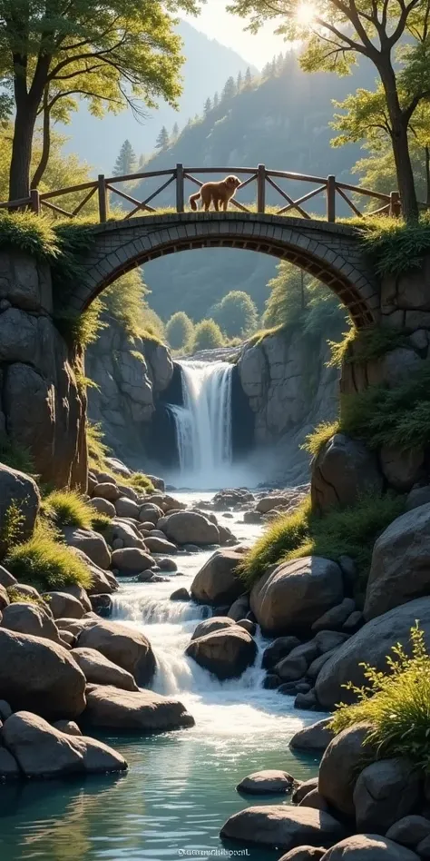 Rainbow Bridge、 there is a dog or cat on the other side of the bridge 、 I am quietly waiting for the owner who crosses the bridge、 the husband moving from the front side to the back 、Reunion with my beloved family 、