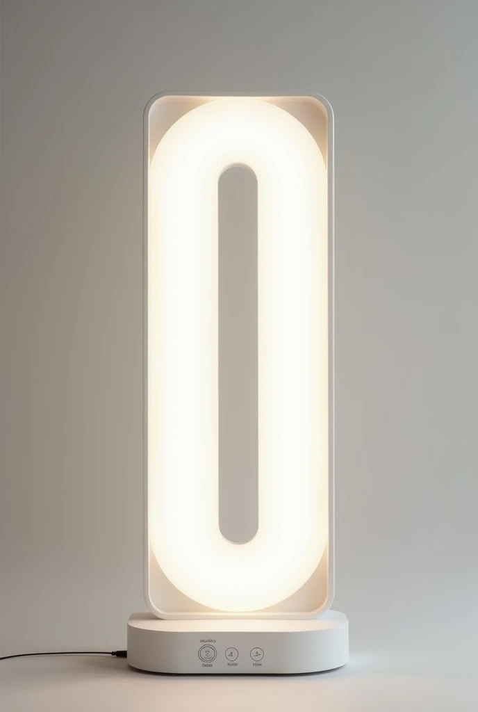 New large white lamp Modern design, easy to use, with a variety of function buttons. that clearly shows details