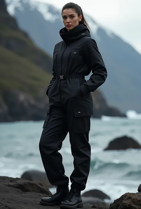 Black sea and mountain jumpsuit 