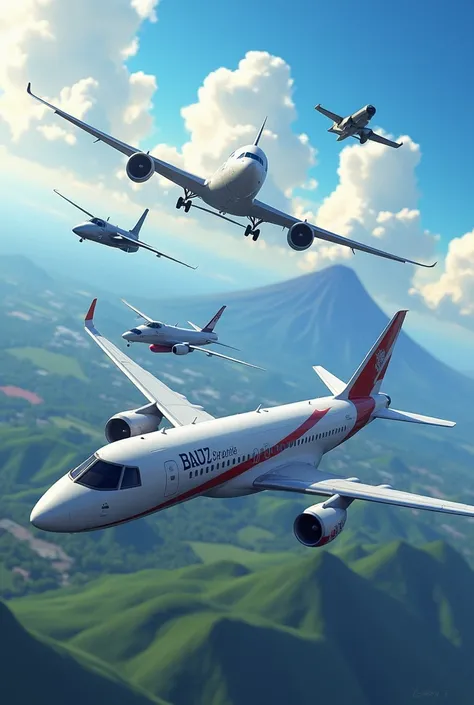 Animated image of civil and military aviation in Mexico 