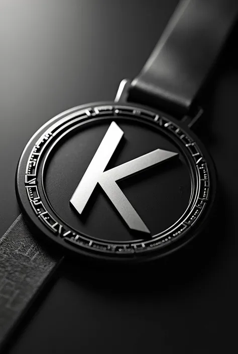 Gaming medal with koka s5 on it (black and white metalic theme)