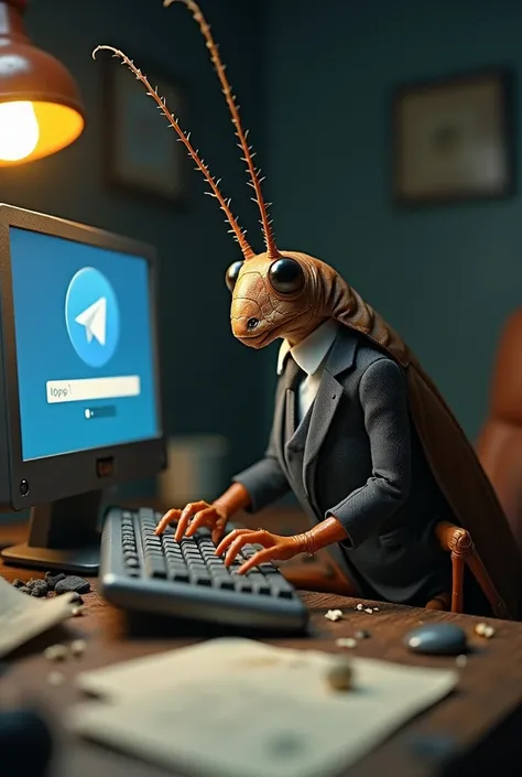 cockroach logging into telegram