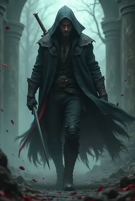 Male Dagger Assassin, Black-headed, Bloodborne Beast Hunter