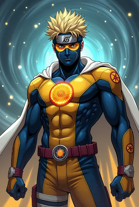 Marvel Character Cyclops With The Kama Seal Of Kawaki (From Boruto)
